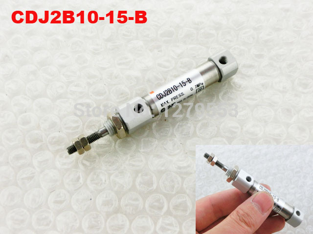 102PSI 10mm Ʃ 15mm Ʈũ CDJ2B10-15-B    Ǹ/102PSI 10mm Bore 15mm Stroke CDJ2B10-15-B Dual Acting Air Cylinder